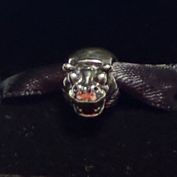 Authentic Pandora Sterling Silver 925 ALE “HIPPO” Charm #790334 New Retired - Picture 1 of 4